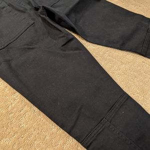 Anthropologie black straight leg pants sz 25